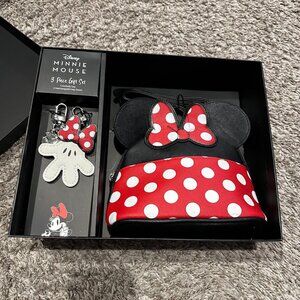 Minnie Mouse purse and keychain/bag charm set